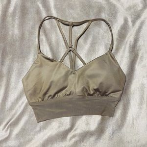 Alo yoga nude lavish bra xs